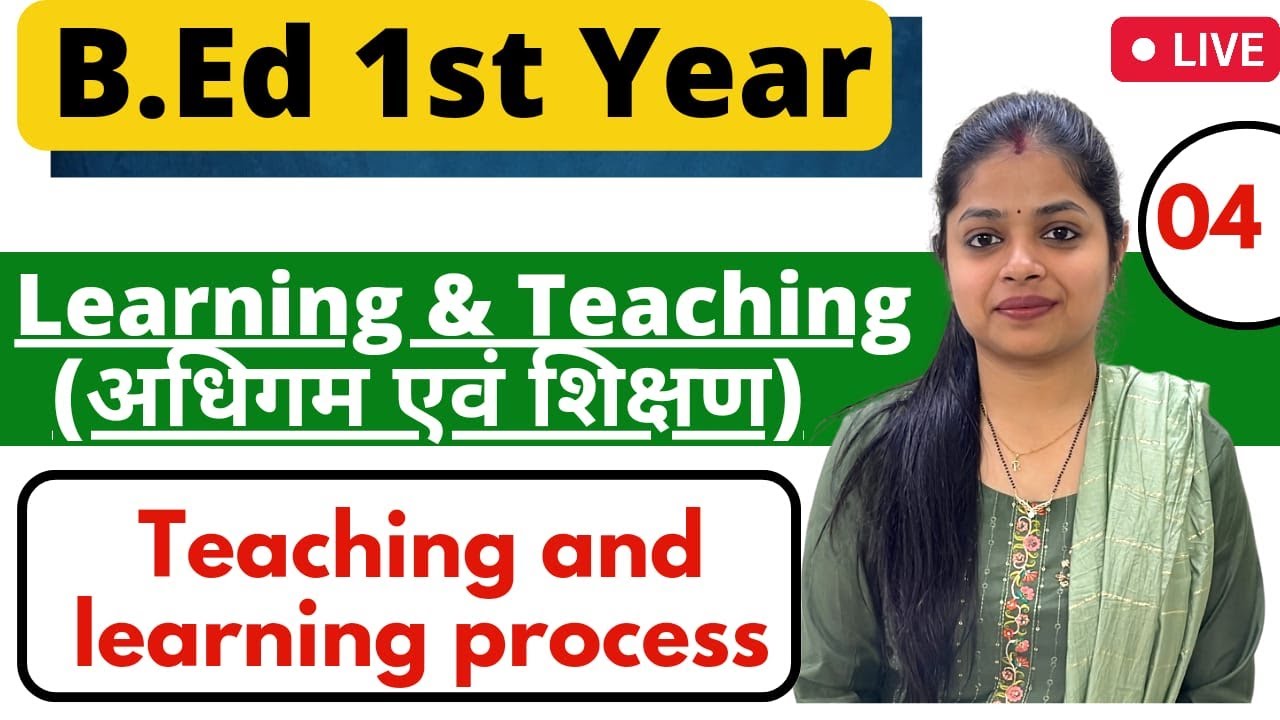 Teaching And Learning Process | Learning And Teaching | MDU/CRSU Bed 1st Year