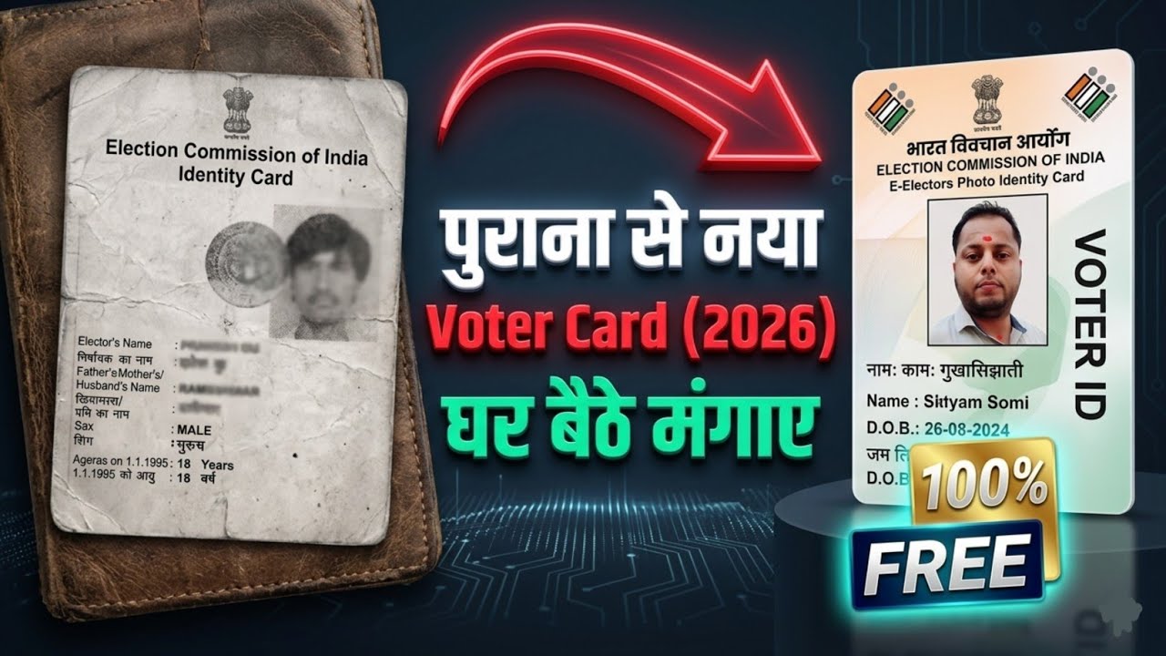 PVC Voter ID Card Apply Online 2026 | Plastic wala voter id card kaise mangaye | Full Guide 2026