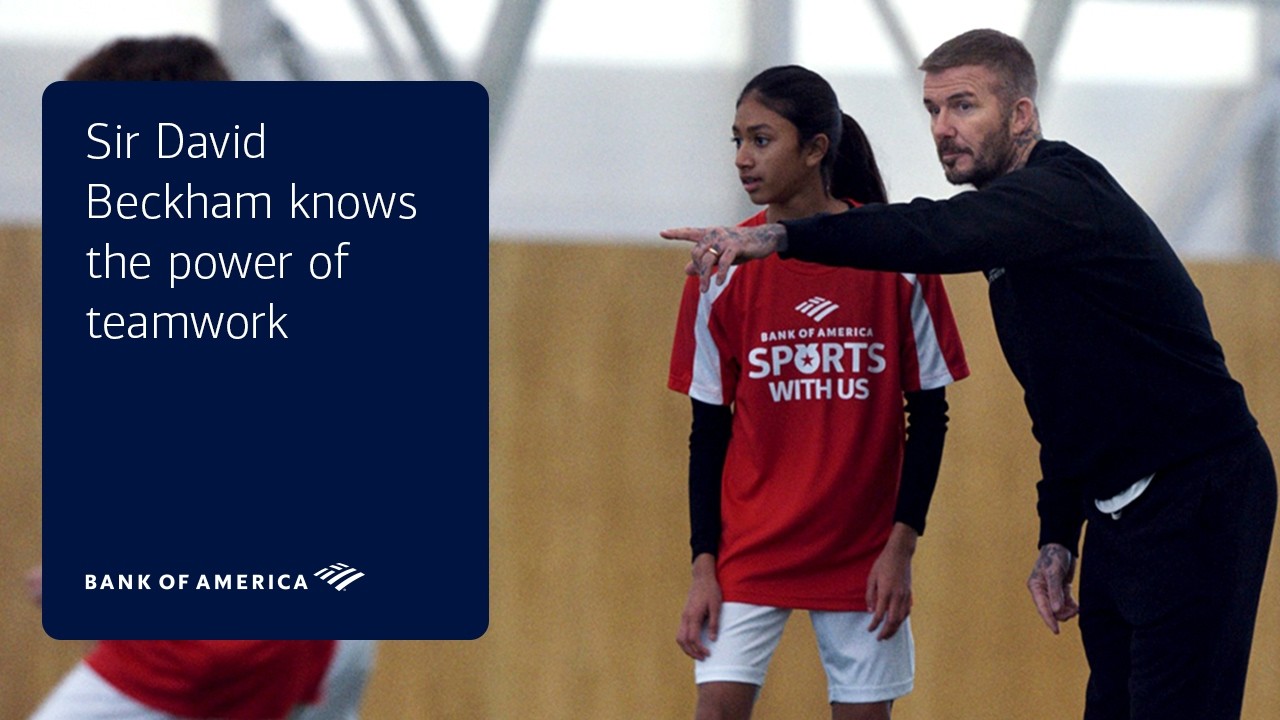 Sir David Beckham knows the power of teamwork