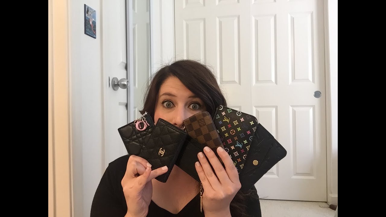 Card Holder/ Mini Wallet / Cles Comparison Review (w/ pieces from Louis Vuitton, Dior, & Chanel!)