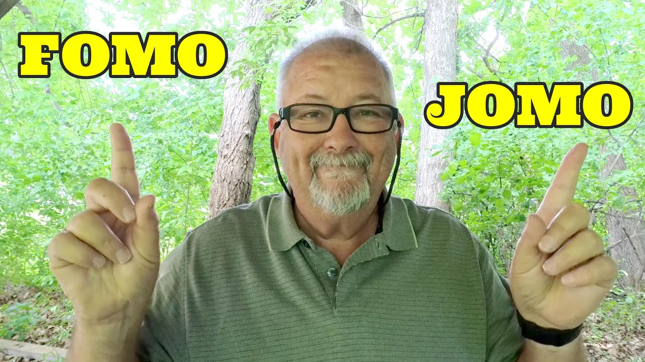 FOMO (fear of missing out) versus JOMO (joy of missing out)
