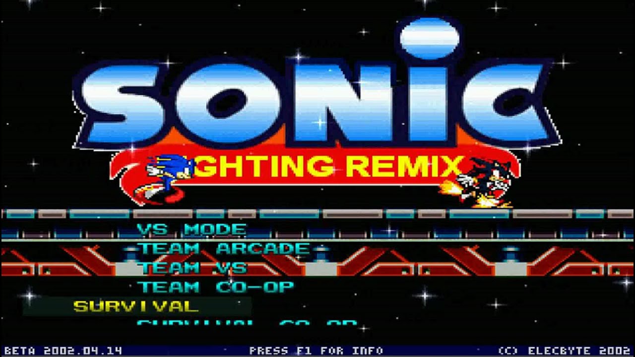 Sonic Fighting Remix Survival Mode #5 Knuckles