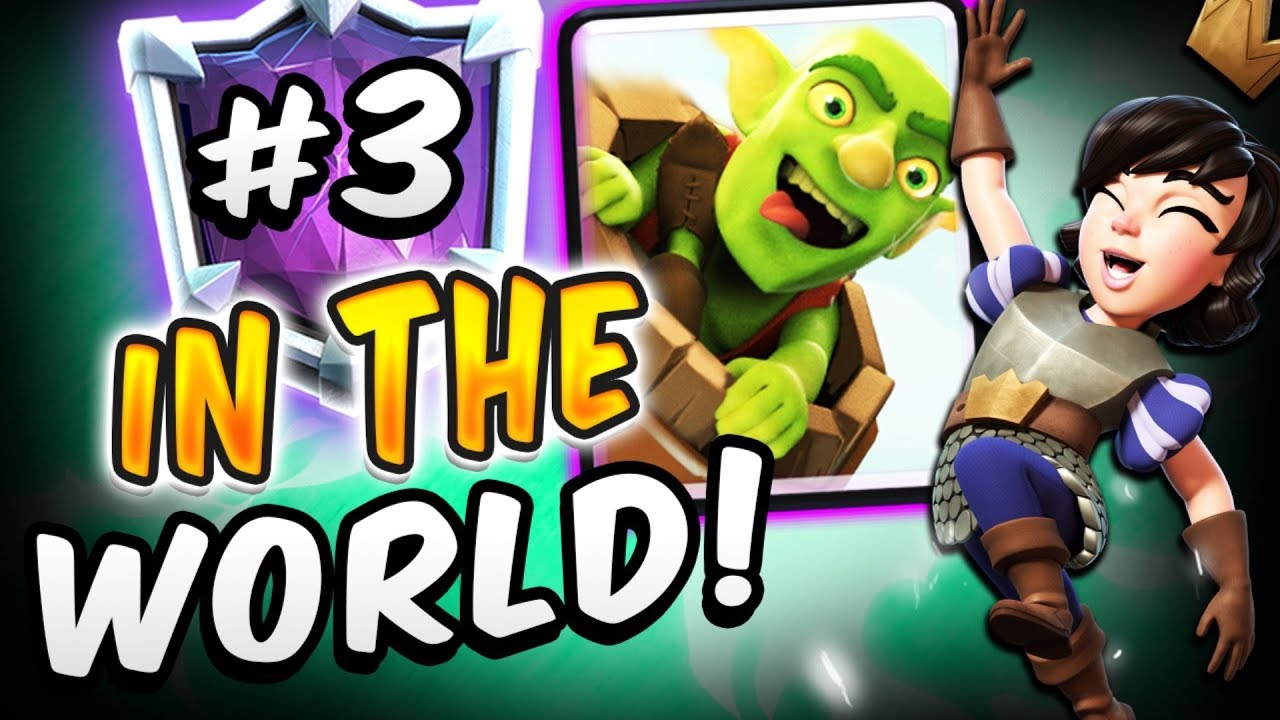#3 IN THE WORLD w/ ORIGINAL LOG BAIT! &mdash; Clash Royale