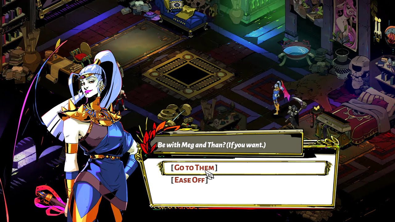 HADES - Zagreus + Thanatos + Megaera Romance Bedroom Scene