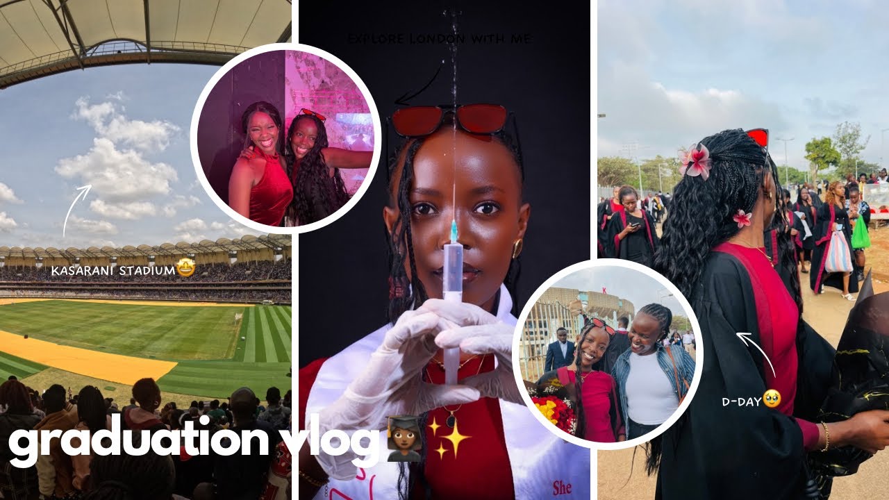 KMTC Graduation Vlog 🎓✨ Grad Prep, GRWM, Ceremony & Photoshoot | Kenyan Nurse 💉