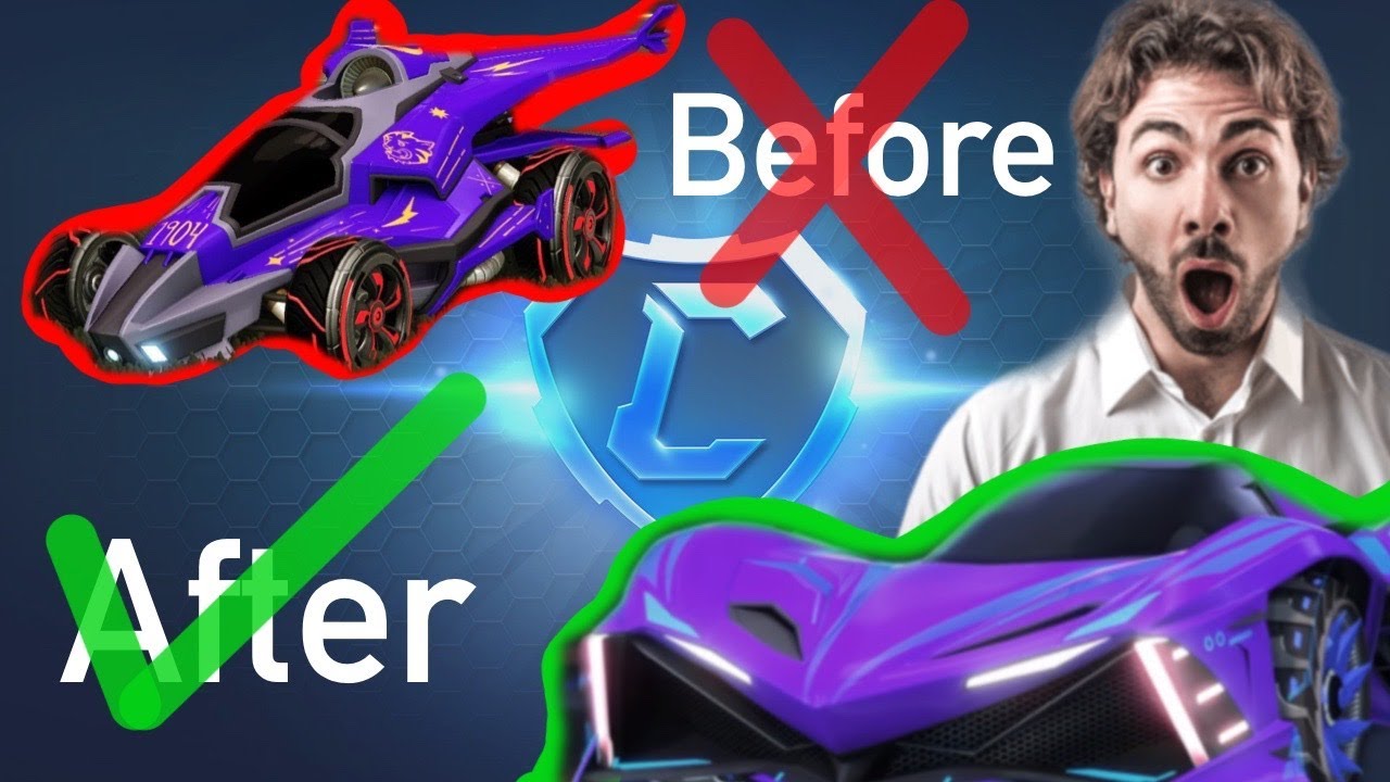 GIVING A NEW POOR ROCKET LEAGUE PLAYER A CAR SETUP!!!