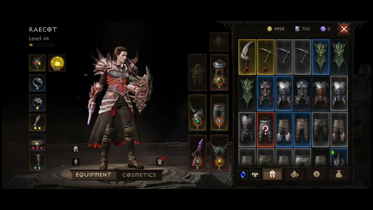 Diablo Immortals - () lv.  :Ashworld  Cemetery ; 