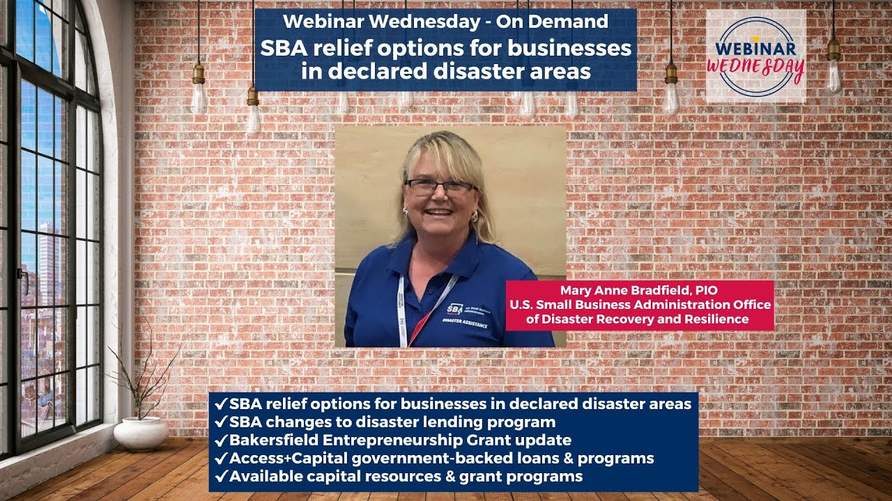 SBA Relief Options for Businesses in Declared Disaster Areas