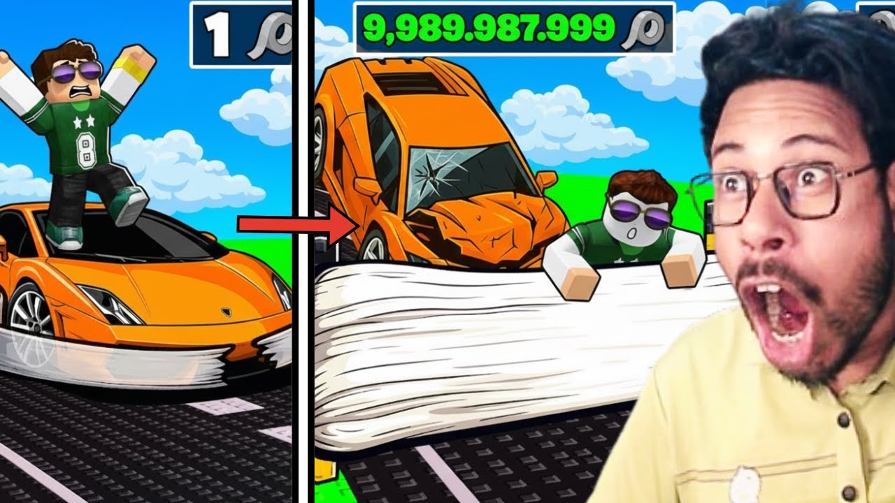 FASTEST CAR vs 1,00,000 DUCT TAPE in Roblox 😱