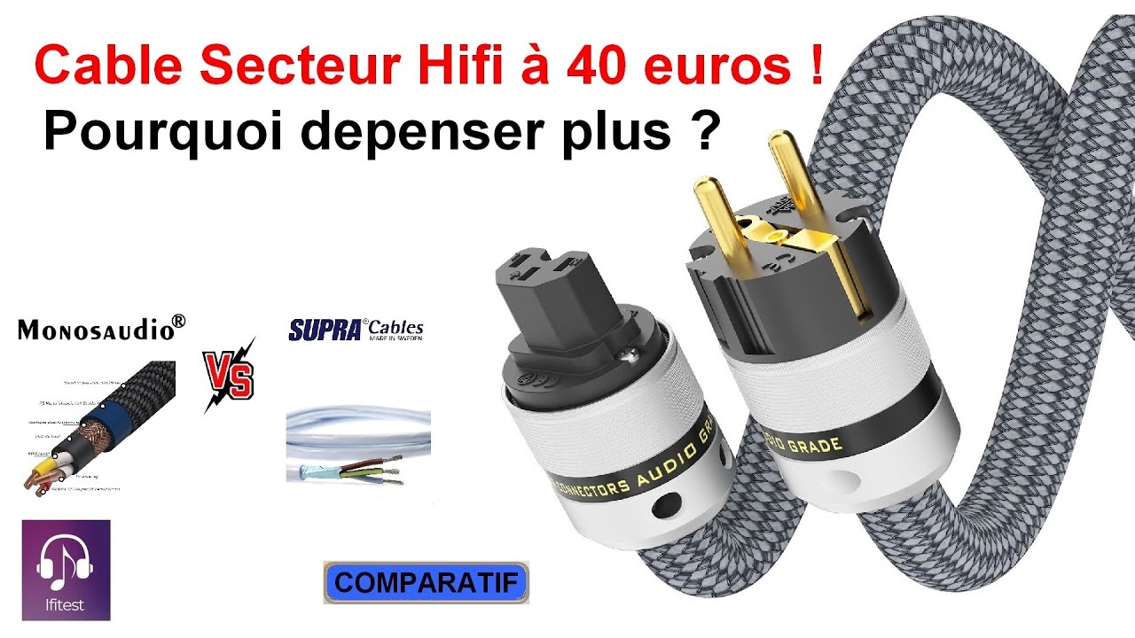 Comparatif Power cable hifi