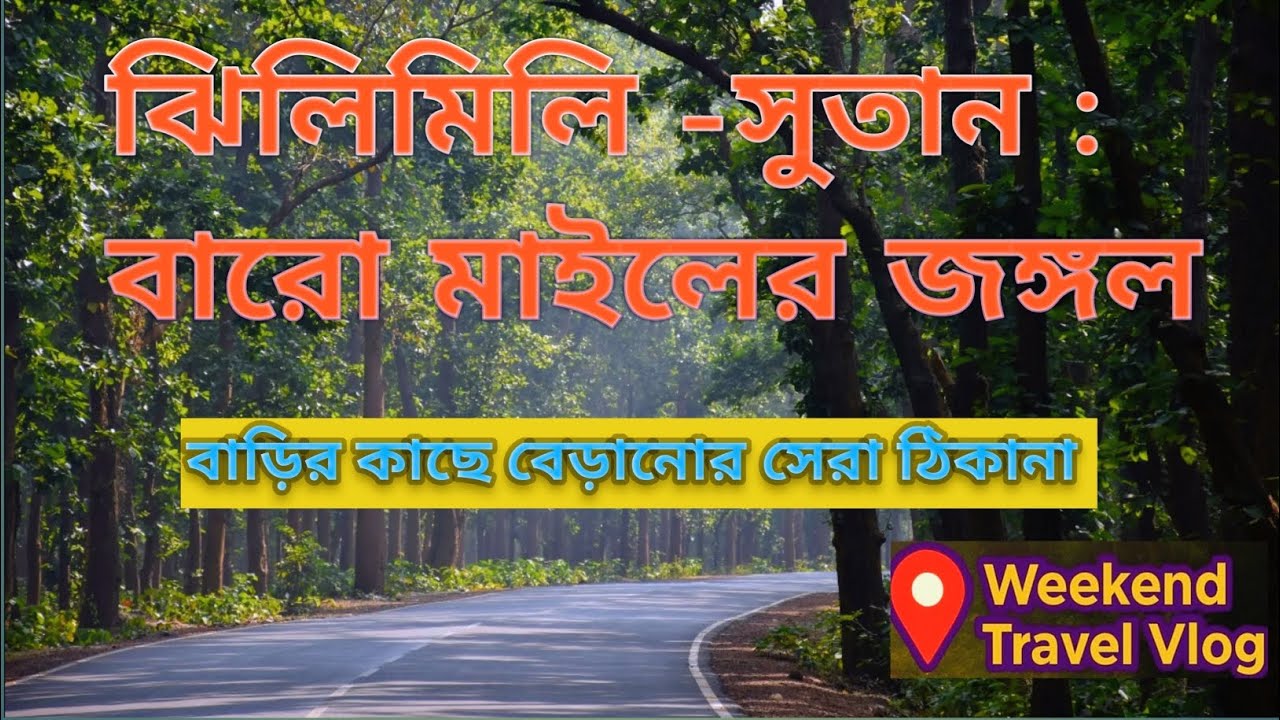 ঝিলিমিলি -সুতান : বারো মাইলের জঙ্গল!বাড়ির কাছে বেড়ানোর সেরা ঠিকানা #travel #travelvlog #ytvideo 