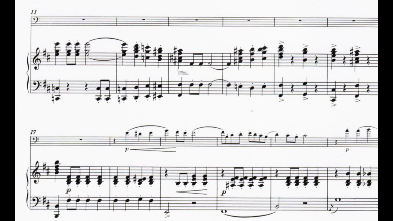 Bottesini - Double Bass Concerto No.2, 3rd Mov. (piano accompaniment)