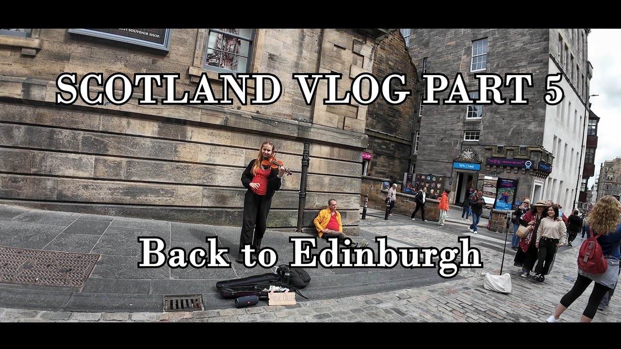 Glasgow & Edinburgh Finale | Soothing Walks, Scenic Moments & Goodbyes | Scotland Vlog Part 5 | 4K