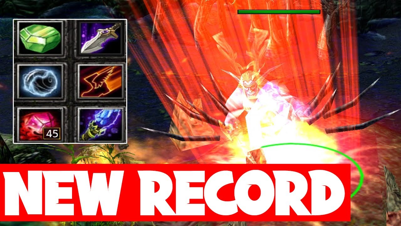 DOTA NEW KILLING RECORD (LESHRAC 55 KILLS RAMPAGE)