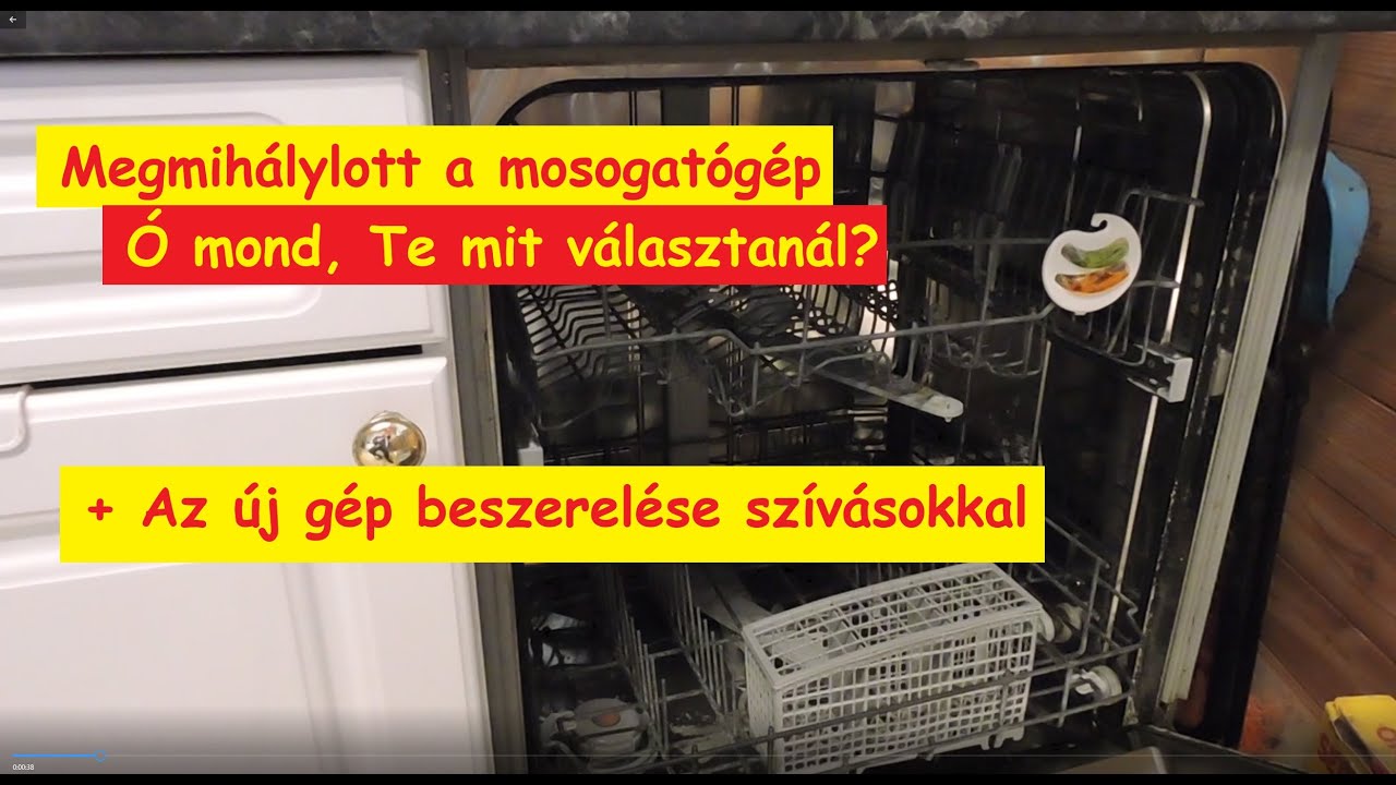 1885. Bedöglött a mosogatógép. 🤪 Ó mondd Te mit választanál? + Új  mosogatógép beszerelése. 🛠💧