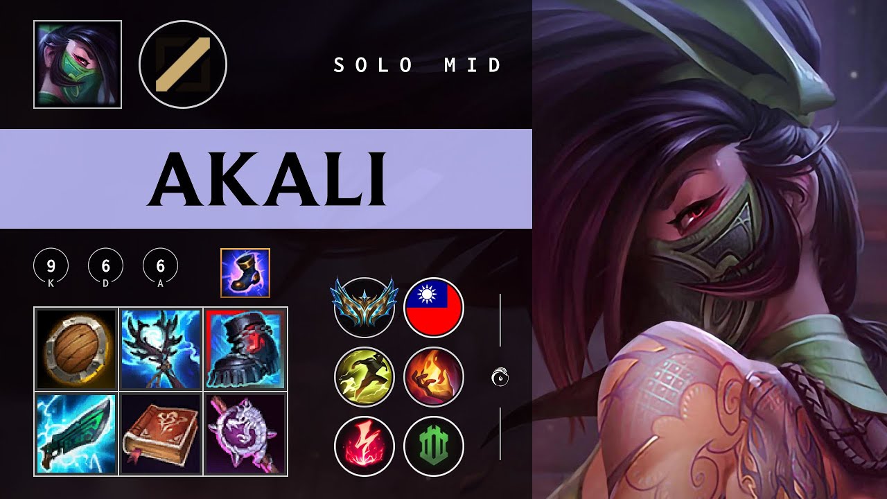 Akali Mid vs Ahri - TW Challenger Patch 26.02