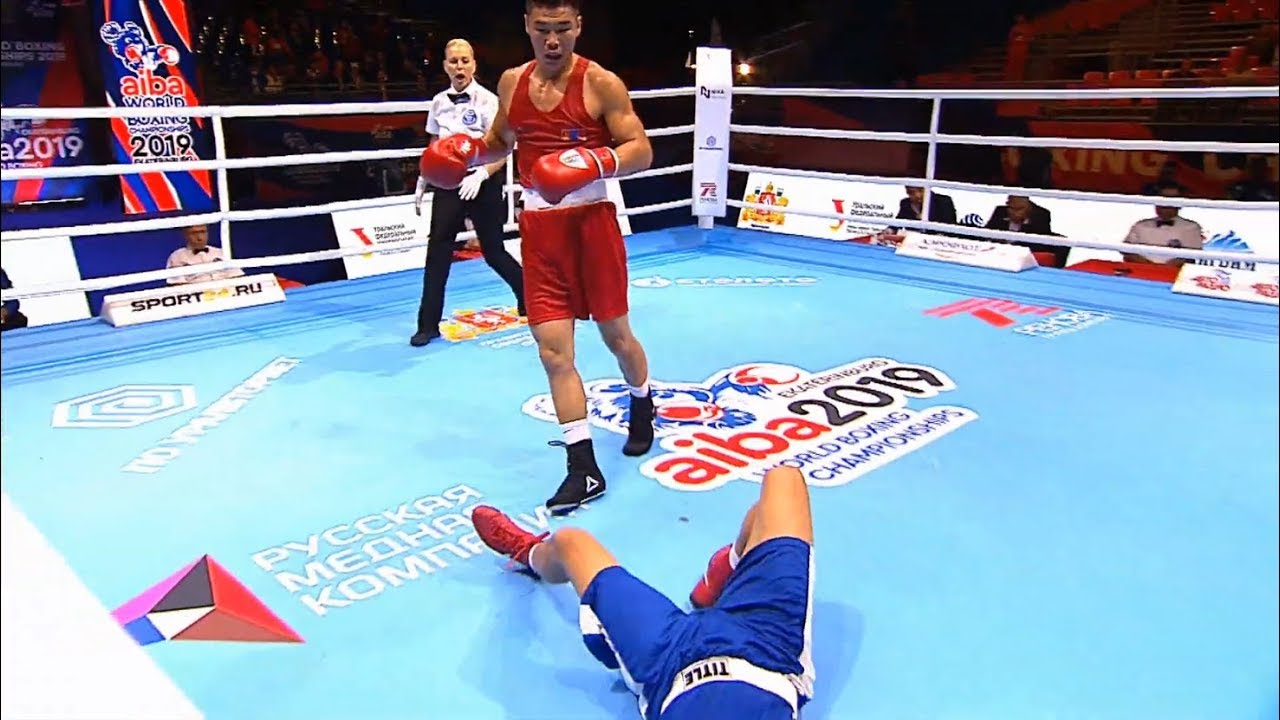 Round of 32 (69kg) GANBAATAR Bayarkhuu (MGL) vs PAN HUNG-MING (TPE) /AIBA World 2019