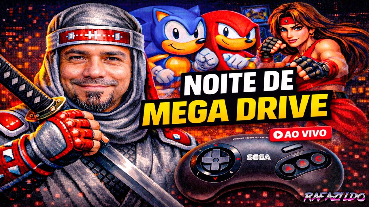 Noite de Mega Drive | Clássicos Retrô ao Vivo 🔴