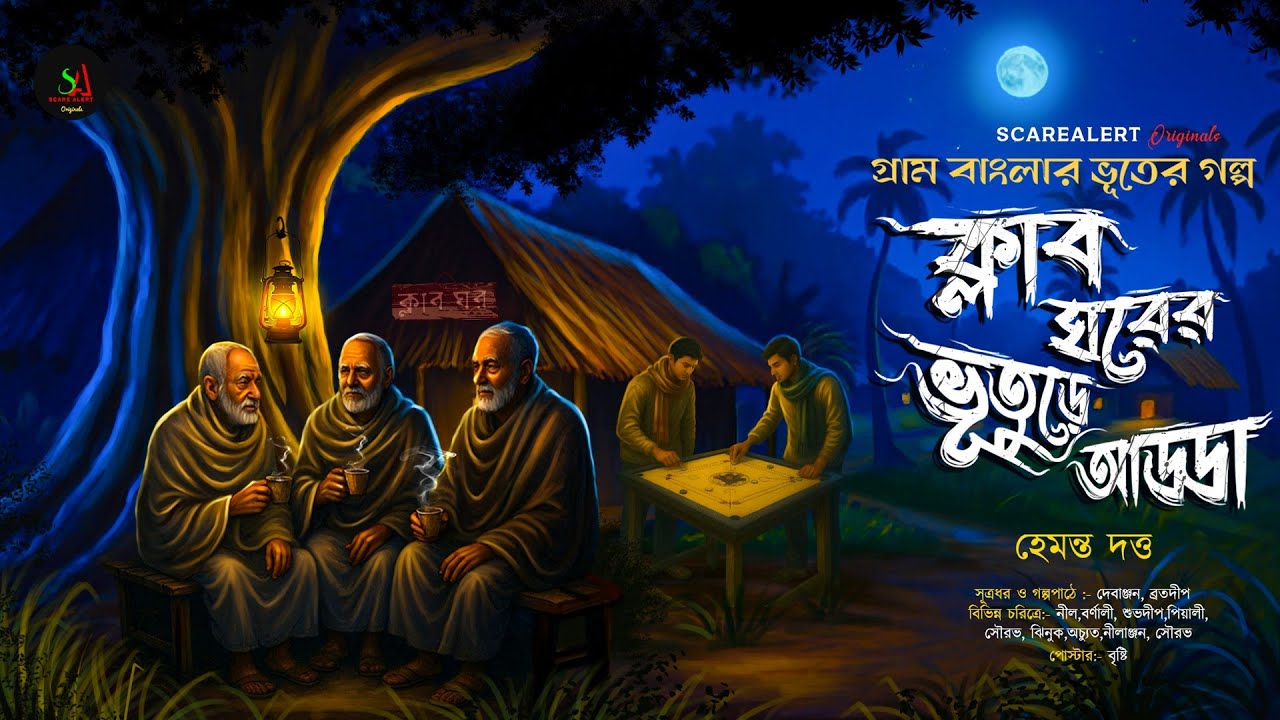 ক্লাবঘরের ভূতুড়ে আড্ডা  [ গ্রাম বাংলার ভূতের গল্প ] Sunday Suspense | Gram Banglar Vuter Golpo |