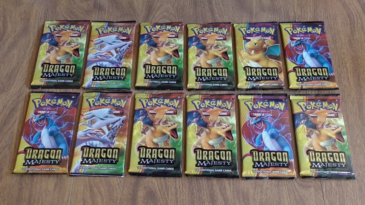 12 Dragon Majesty Booster Pack Opening