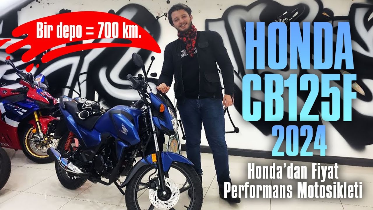 HONDA CB125F 2024 | Honda’dan Fiyat performans motosikleti, bir depo ile 700 km gidiyor