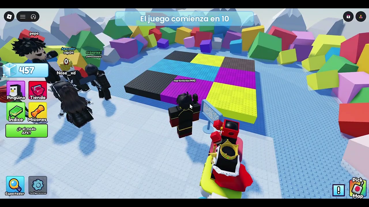 ganando 3 partidas con mi amigo juan en ¡knockout!