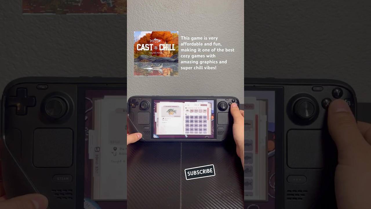 Quick gameplay of Cast & Chill on Steam Deck Oled! #shorts #gaming #steam