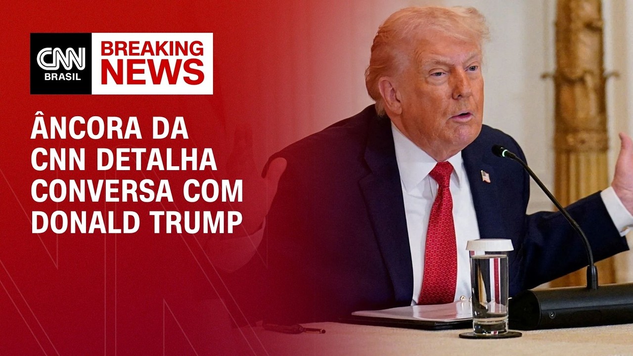 Âncora da CNN Internacional detalha conversa com Trump sobre guerra no Oriente Médio | HORA H