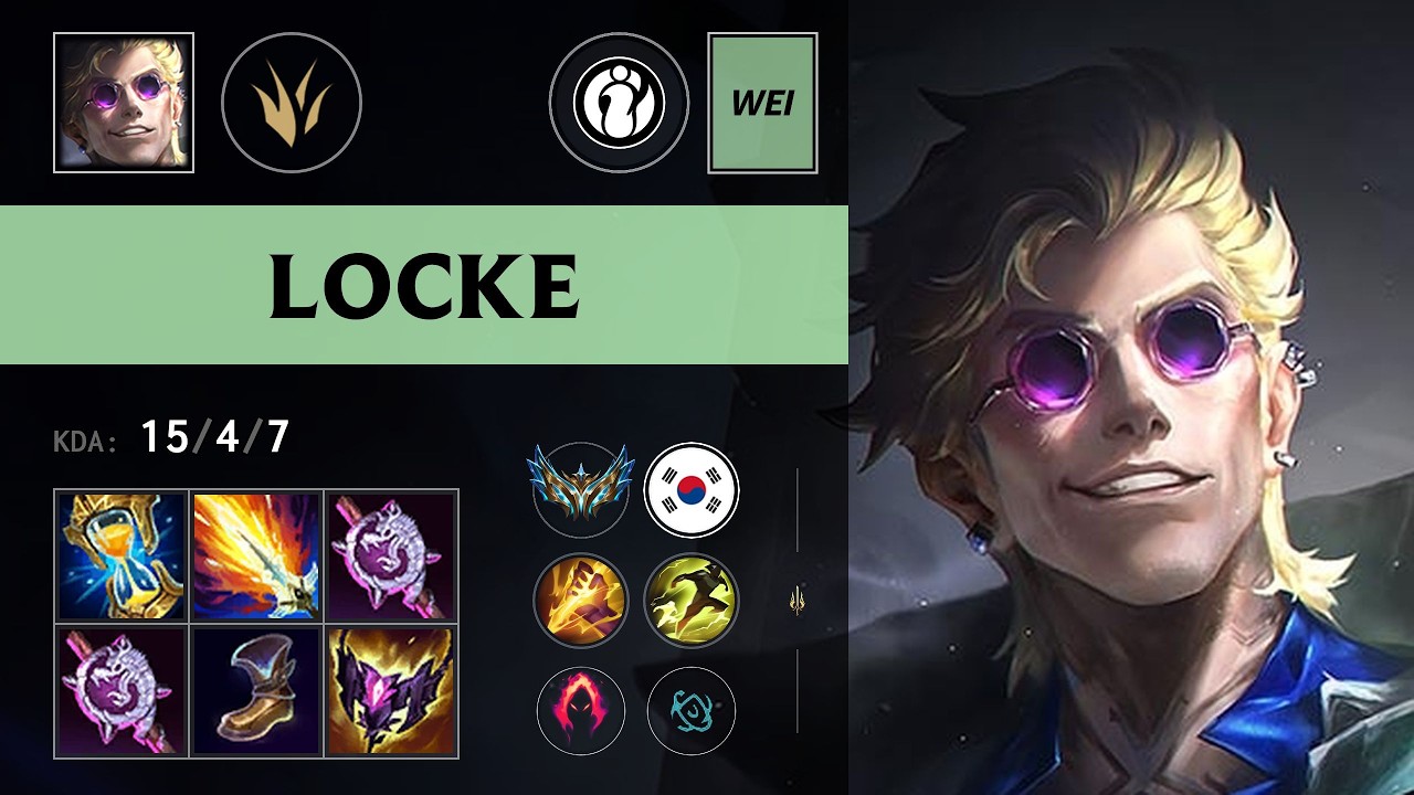 (IG Wei) Locke Jungle vs Xin Zhao - KR Challenger Patch 26.14