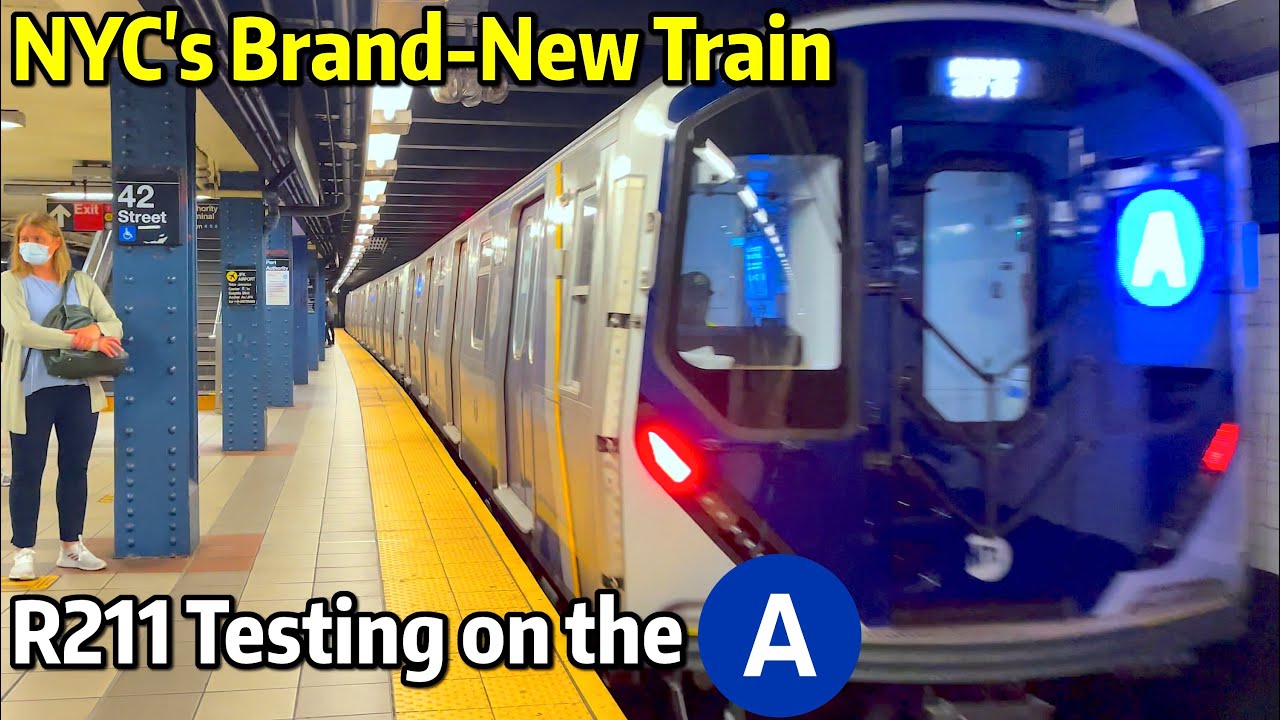 ⁴ᴷ⁶⁰ New R211 Subway Cars Announcement Testing on the A Line