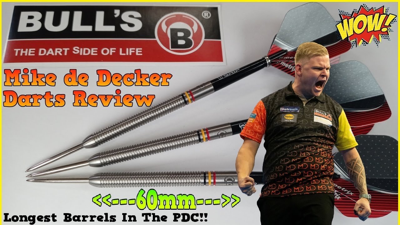 The Longest Barrels In The PDC - Bull's Mike de Decker 22g Darts Review