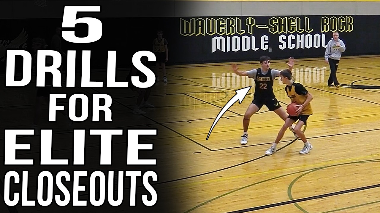 5 Best Closeout Drills for Basketball Coaches V2 | Drills For Lockdown Individual Defense