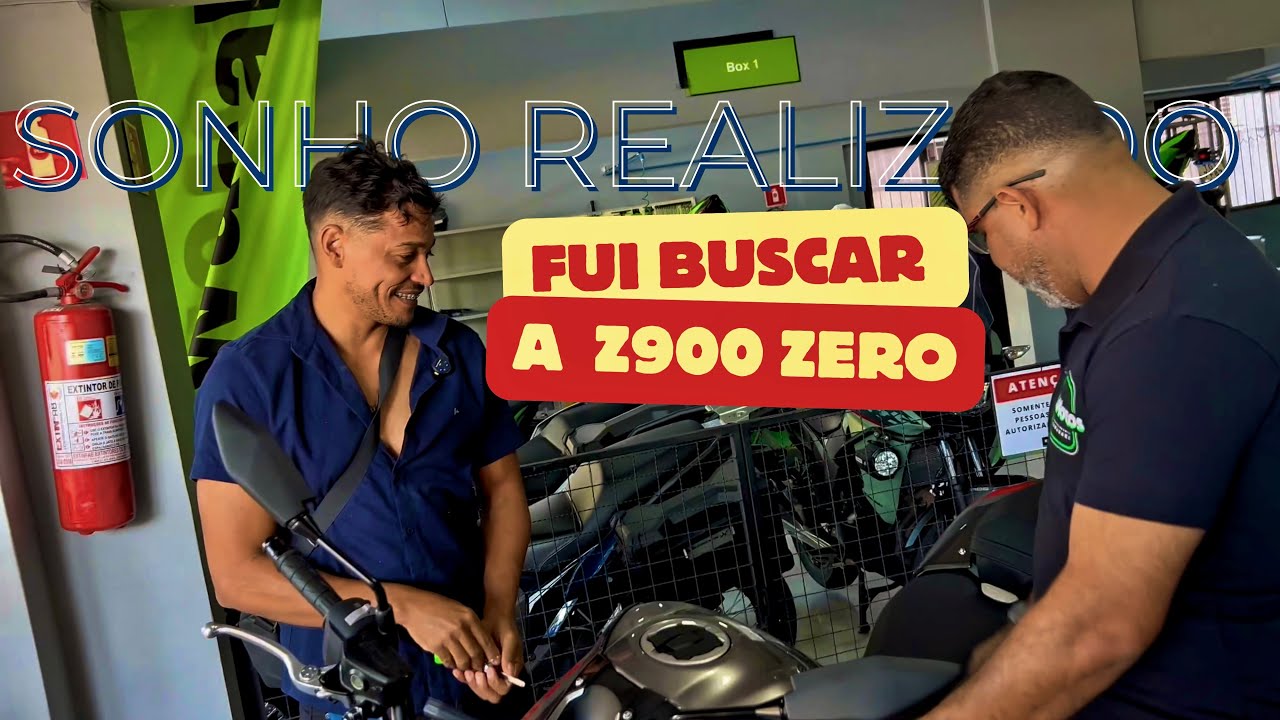 Tirando a z900/2026 da concessionária Kawasaki