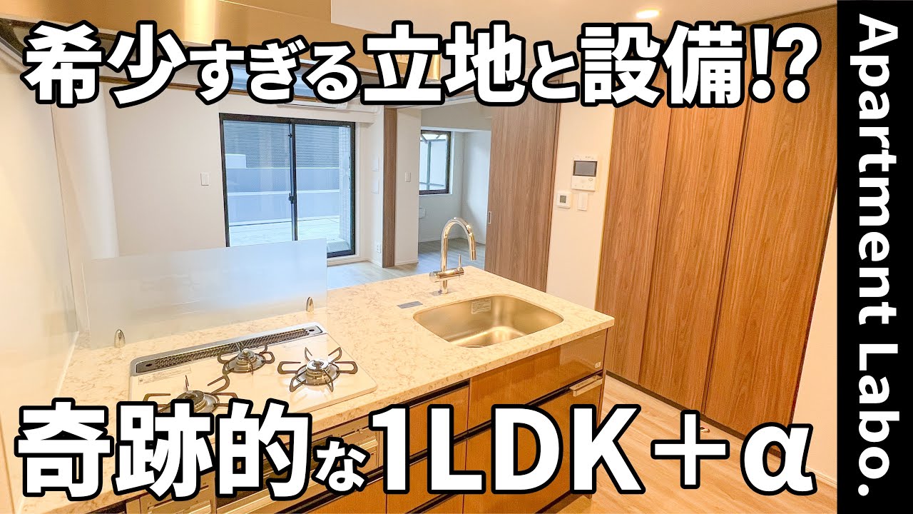 希少すぎる1LDK！？商店街の中にあるルーフバルコニー付きのお部屋【一人暮らしの賃貸物件紹介】
