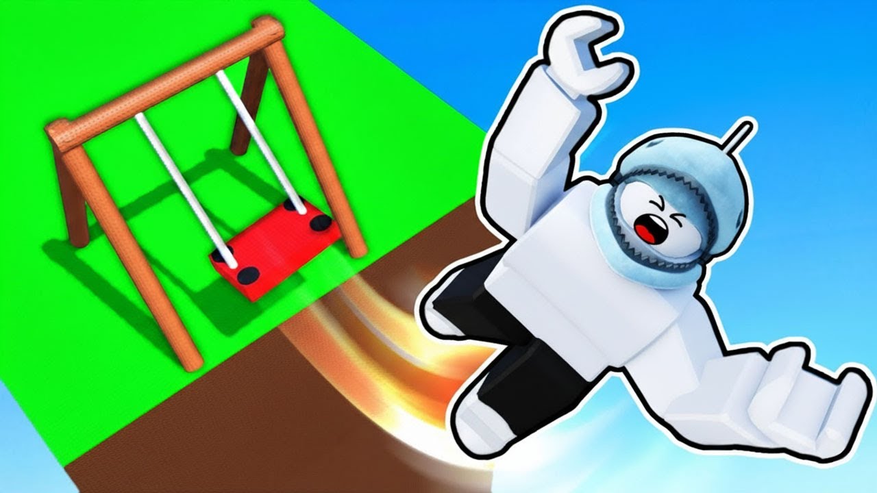 [로블록스] 그네를 타고 멀리 날아가요~!! (Swinging Simulator) - 민또 경또 -