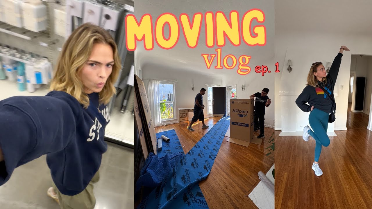 the LA moving vlog *ep. 1* (moving out of my 1st LA apartment!)