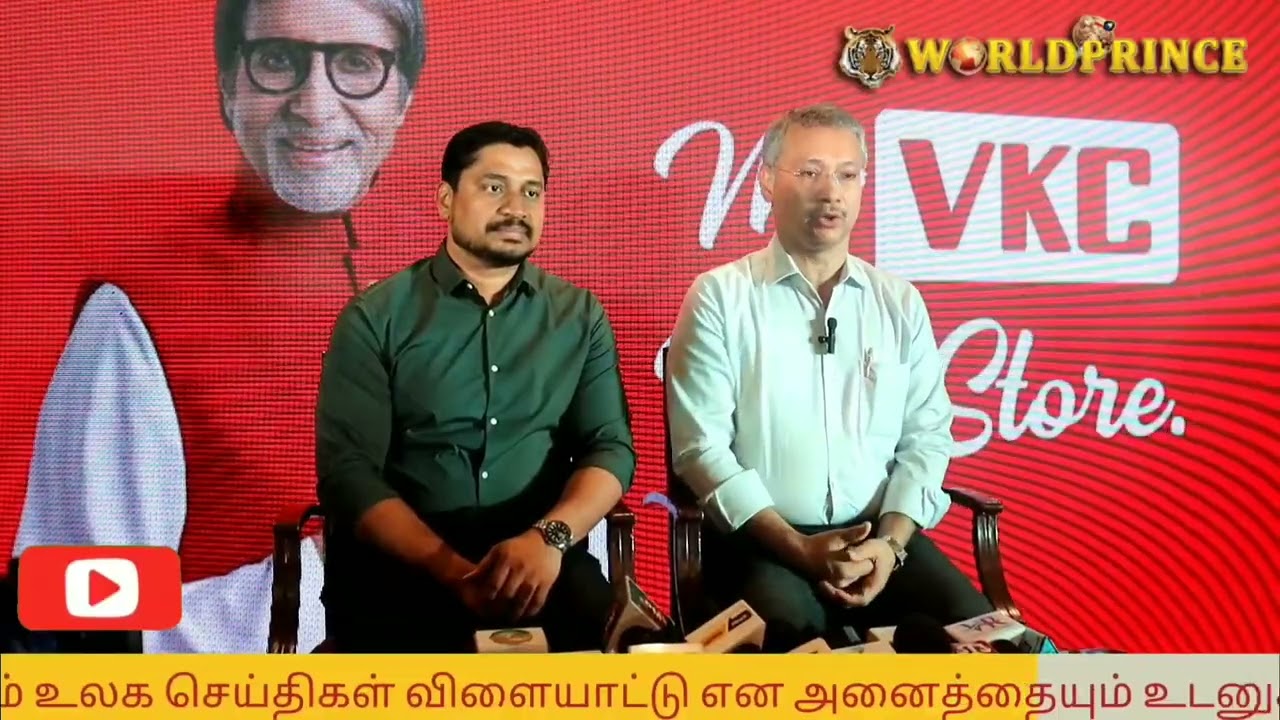 INDIA'S VKC FORAYS INTO EBO's with First ' My VKC store in Chennai । WORLDPRINCE