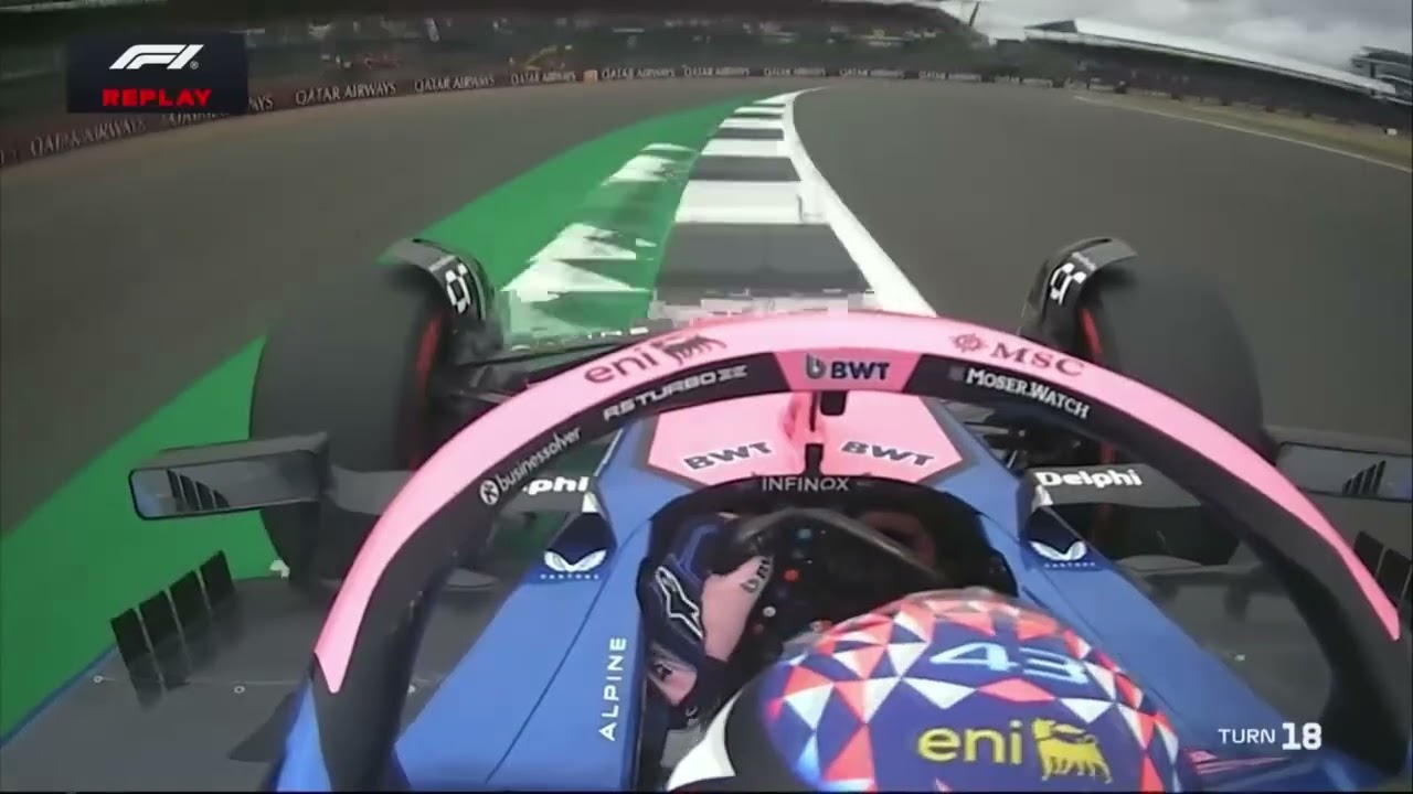 Choque de Franco Colapinto Q1 Silverstone 2025 - Onboard
