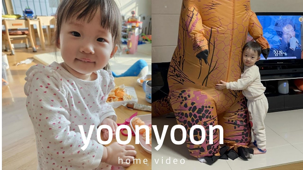 꿀잼 외가댁, 아야야야 놀이, 키즈카페, 양말 벗겨주기, 티라노가 나타났다!, 신륵사 산책