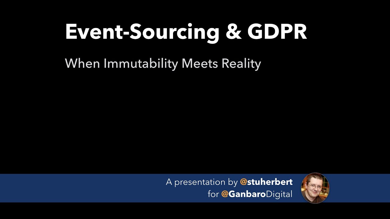 Event Sourcing & GDPR - Part 3: ES-CQRS & GDPR