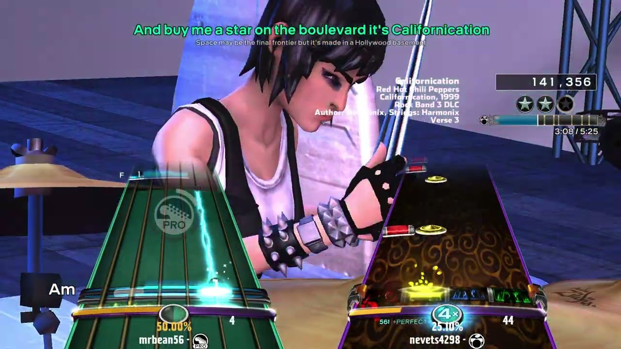 Californication (1999) by Red Hot Chili Peppers - Pro Drums Gold Rock Band 3 Deluxe RPCS3