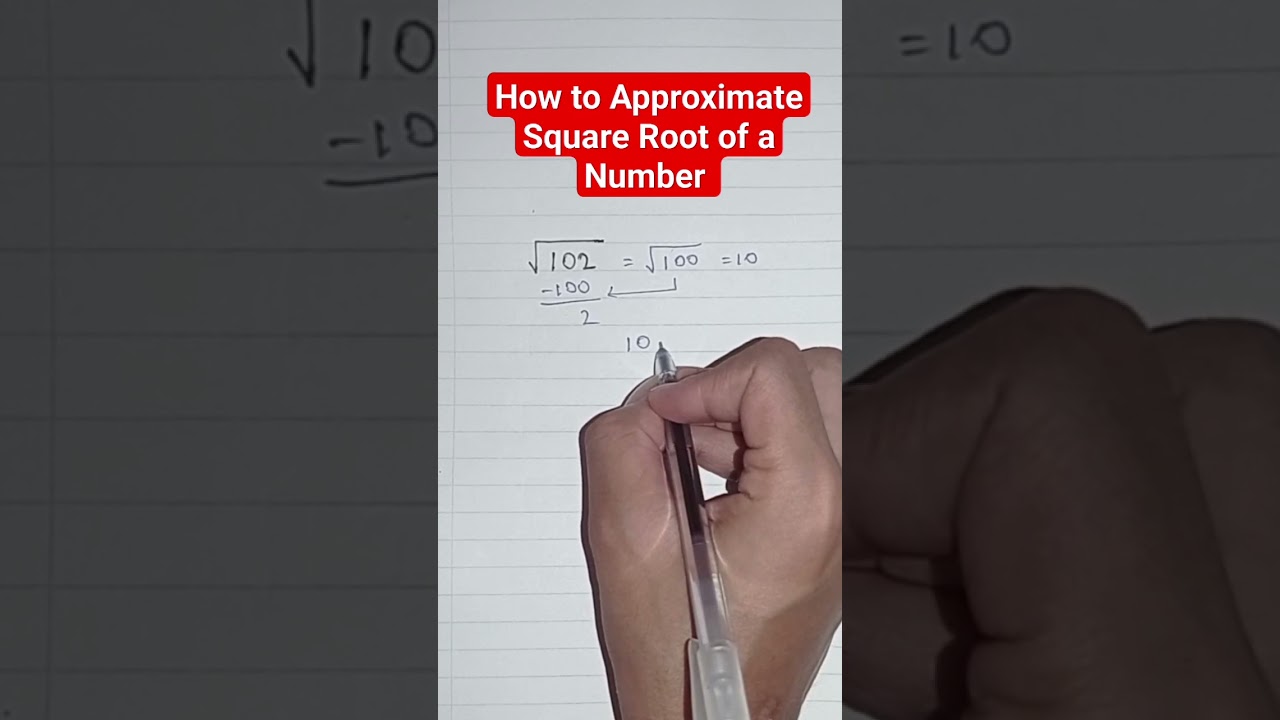 Approximate square root of a number | maths tricks #shorts #viral #tricks