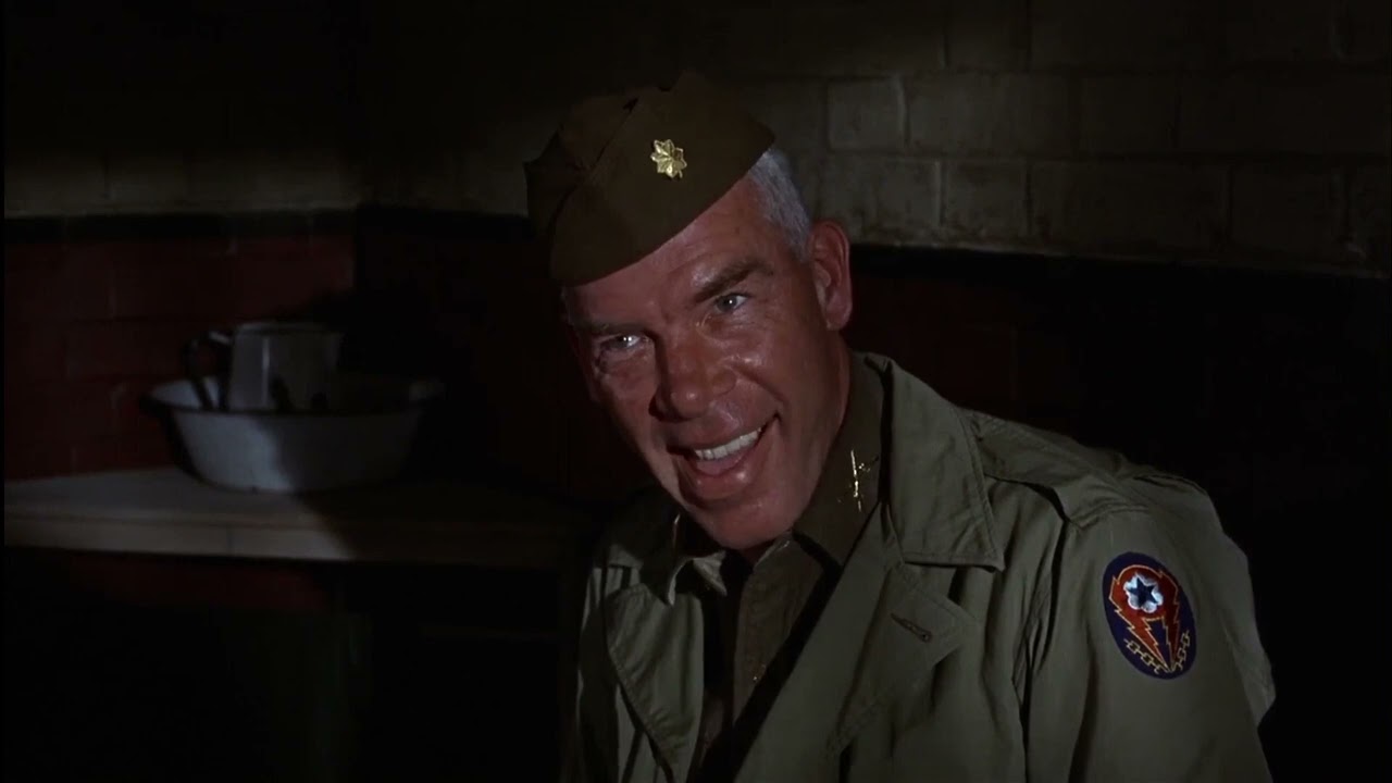 The Dirty Dozen 1967   Major Reisman and Victor Franco