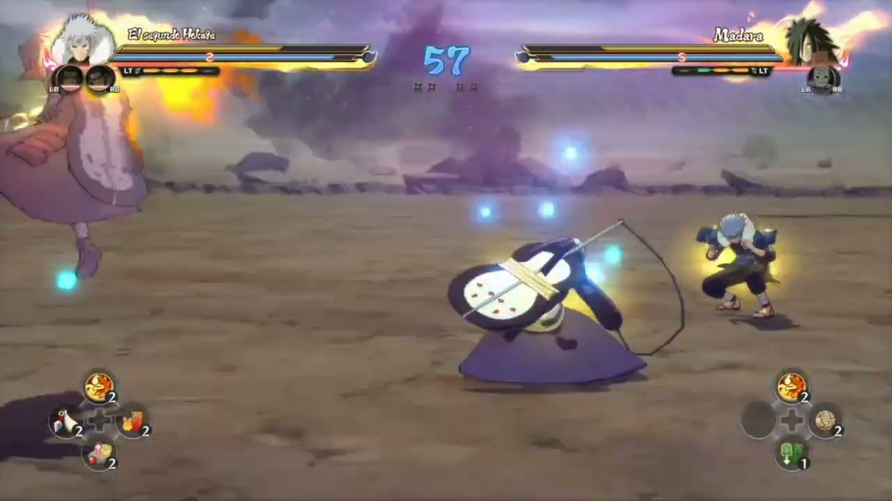Los tres Hokages HASHIRAMA, Tobirama y Hirusen vs Mandara y tobi de la 4 guerra shinobi 