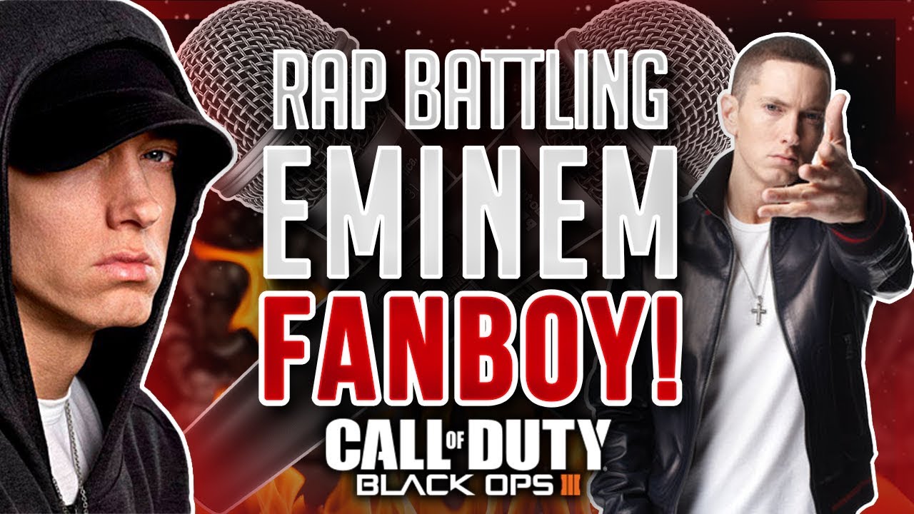 RAP BATTLING EMINEM FANBOY ON CALL OF DUTY !!