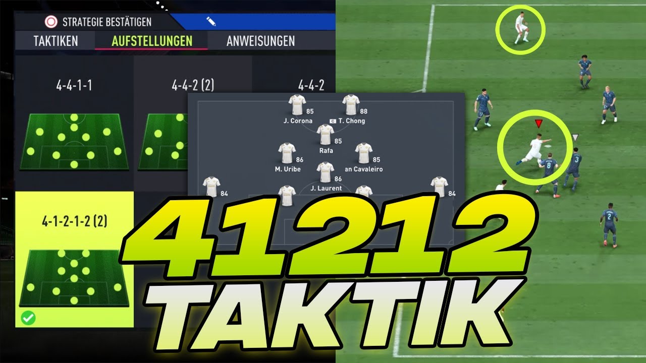 FIFA 22 Enge Raute 🥇 Meta Taktik & Formation 41212(2)