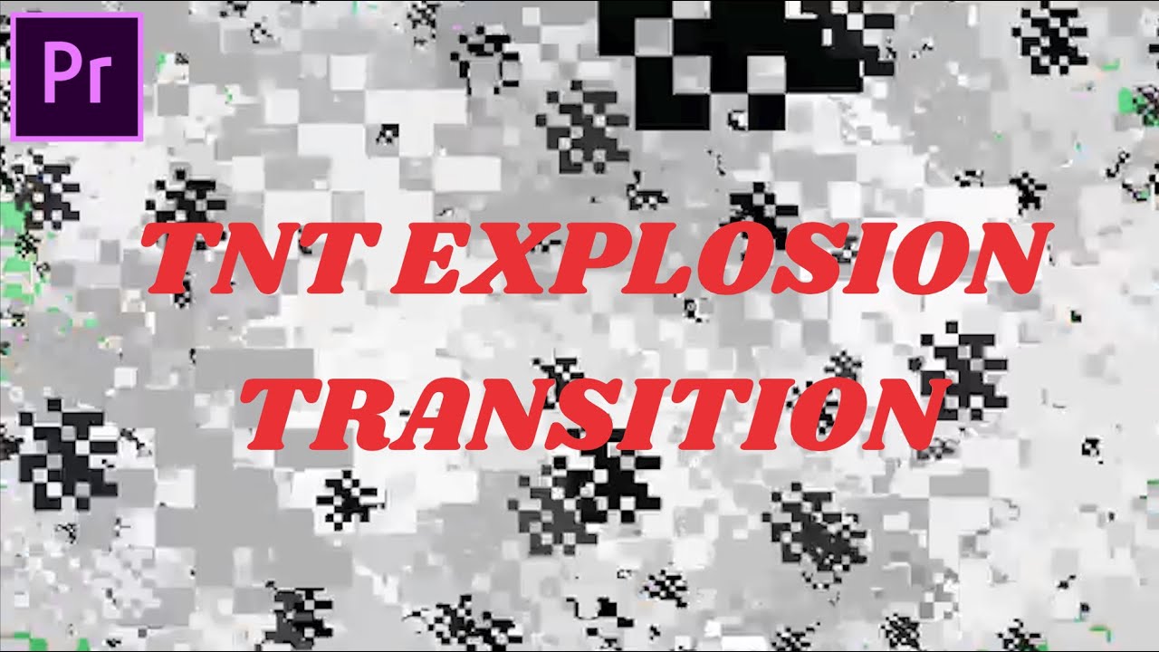 Minecraft TNT Explosion Transition | Tutorial Premiere Pro | 85 Seconds