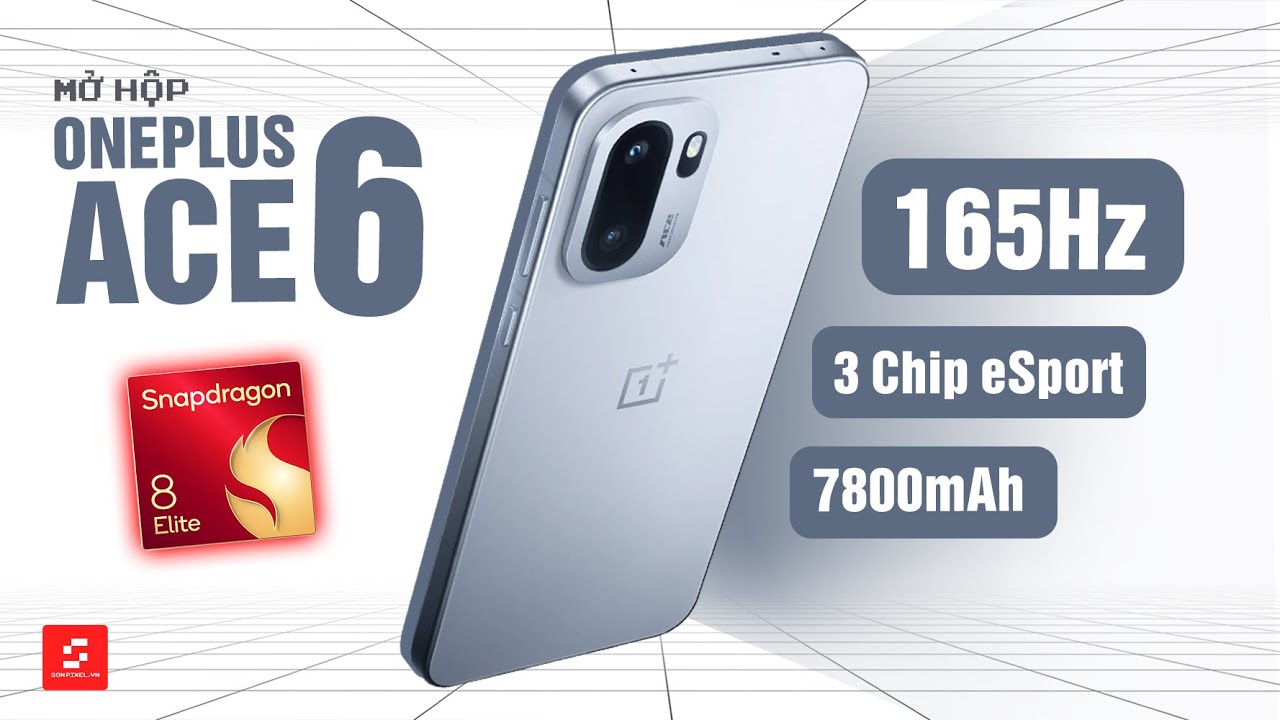 Mở hộp & đánh giá OnePlus Ace 6: Cấu hình quá khủng, check kèo Camera với REDMI K90 Pro Max!