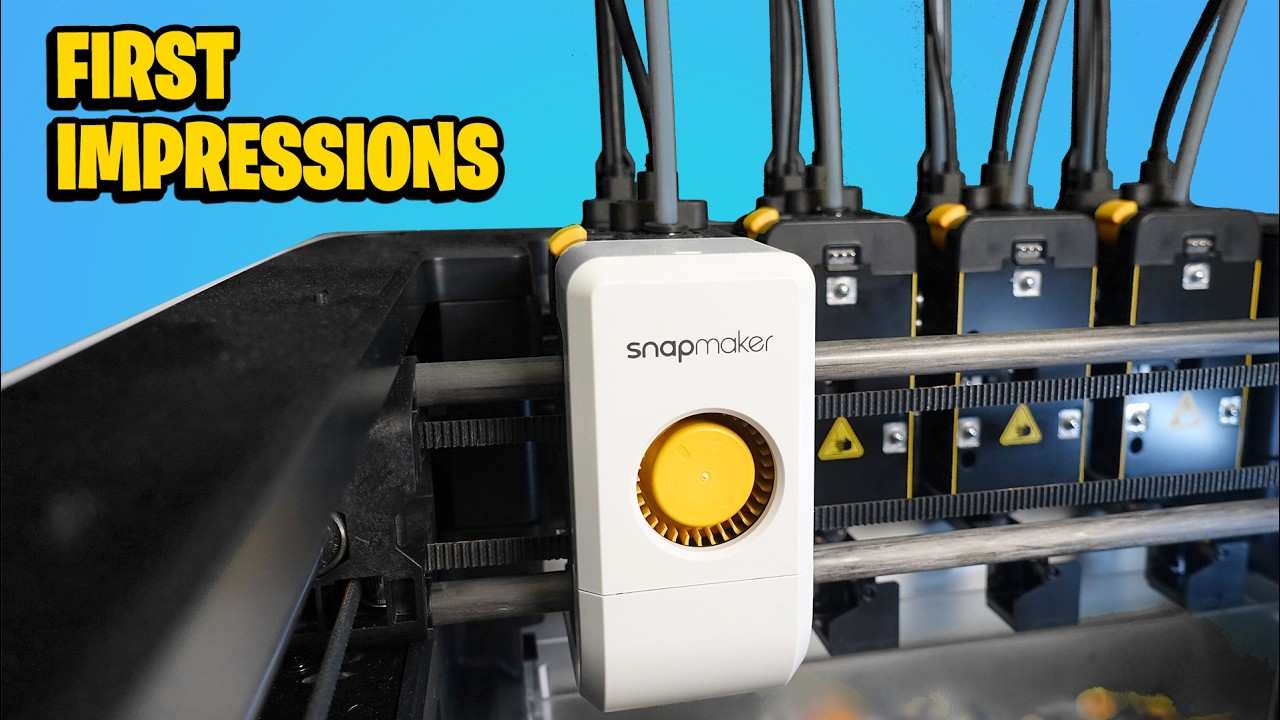 3D-принтер Snapmaker U1 с 4-позиционным устройством смены инструмента – первое впечатление.