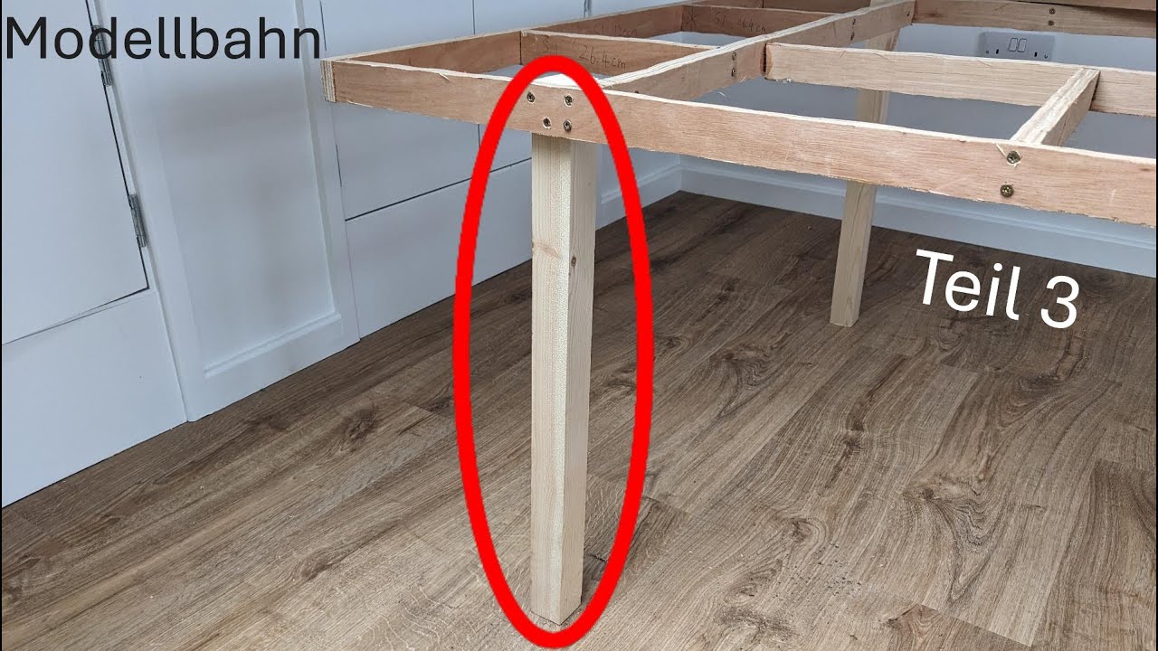 Modellbahn bauen 03 - Letzter Teil Rahmenbau